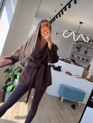 Vilnos paltas Lara Mini Lim