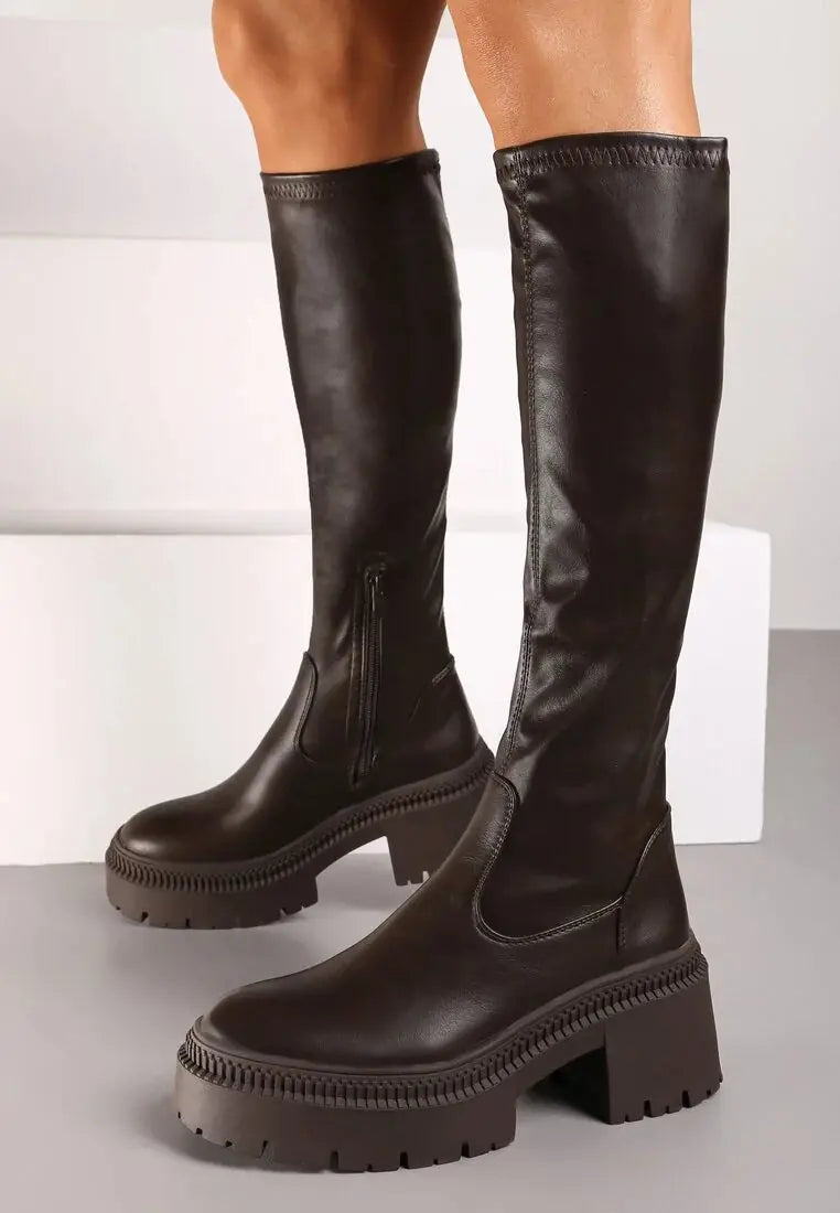 Ilgaauliai Gatito Leather
