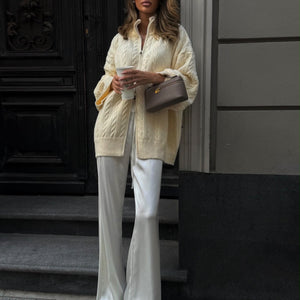 Megztinis Cable Knit