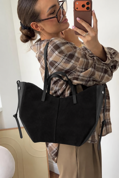Dabīgās ādas soma Poli Suede
