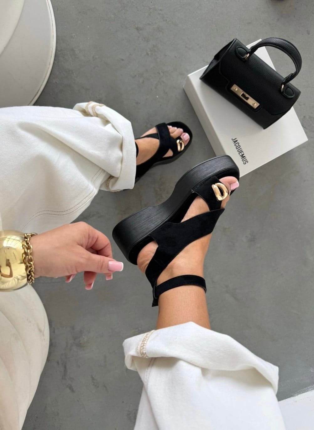 Basutės Cavola Platform Suede