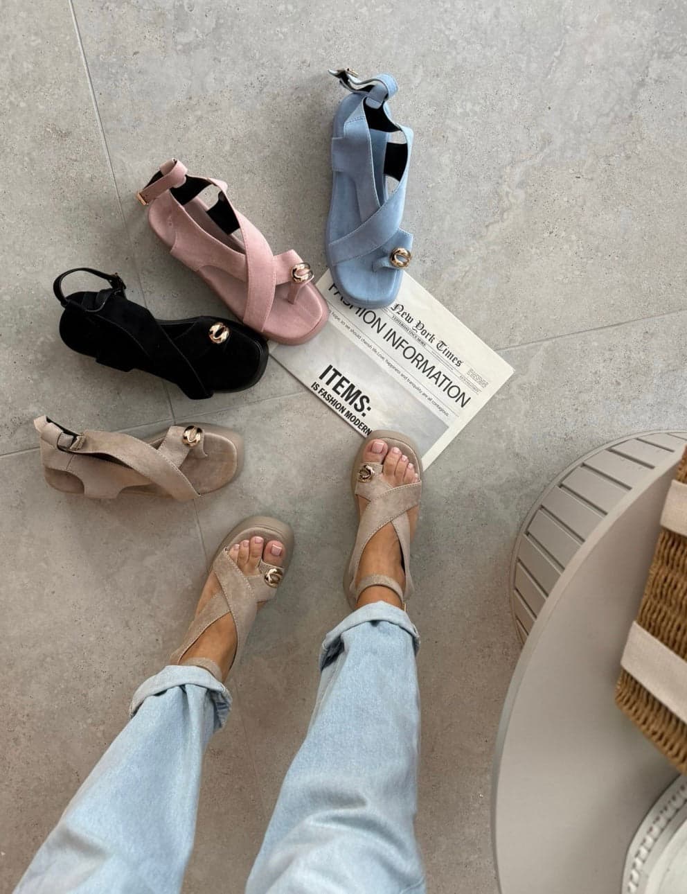 Basutės Cavola Platform Suede