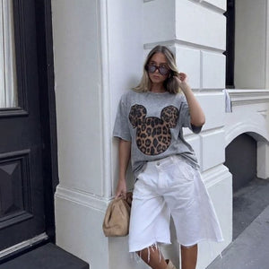 Marškinėliai Miki Leopard